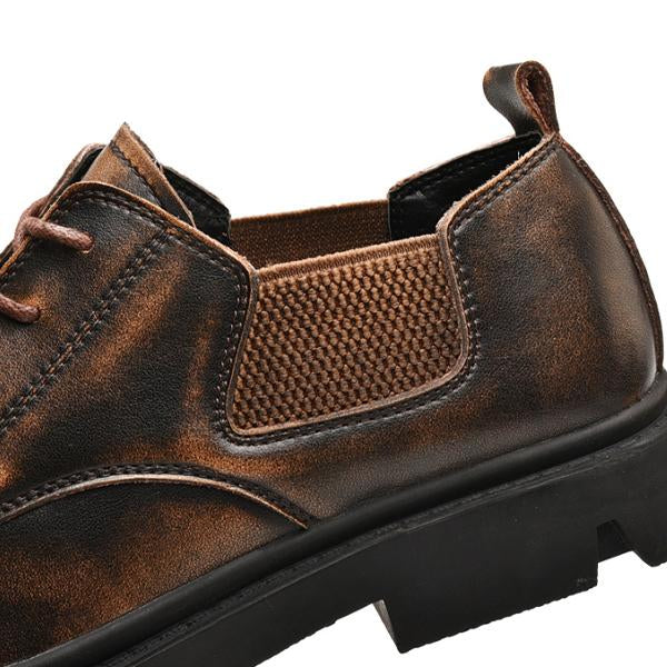 MEN'S RETRO COLOR POLISHED CLASSIC WORK STYLE SHOES 71568732S