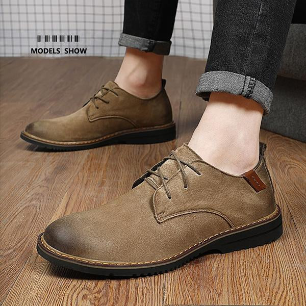 MEN'S SOFT SOLE LACE-UP BUSINESS CASUAL SHOES 03778396S