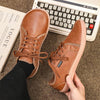 MEN'S WIDE TOE LIGHTWEIGHT SOFT SOLE LACE-UP CASUAL SHOES 52758901S