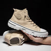 MEN'S CASUAL LACE-UP HIGH-TOP CANVAS SHOES 34909320S