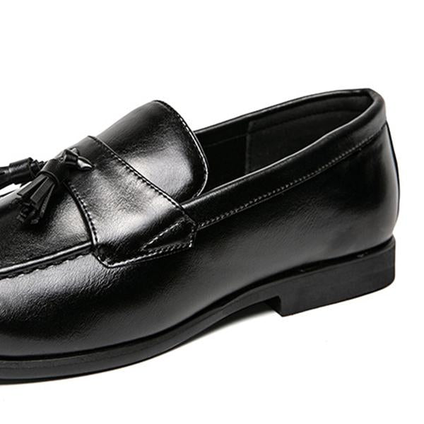 MEN'S BUSINESS RETRO FORMAL LEATHER SHOES 06436596YL