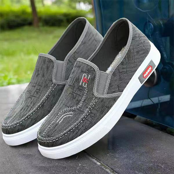 MEN'S THICK SOLED CASUAL CANVAS SHOES 60190732YL