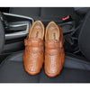 MEN'S RETRO CASUAL DRIVING LEATHER SHOES 43387541YL