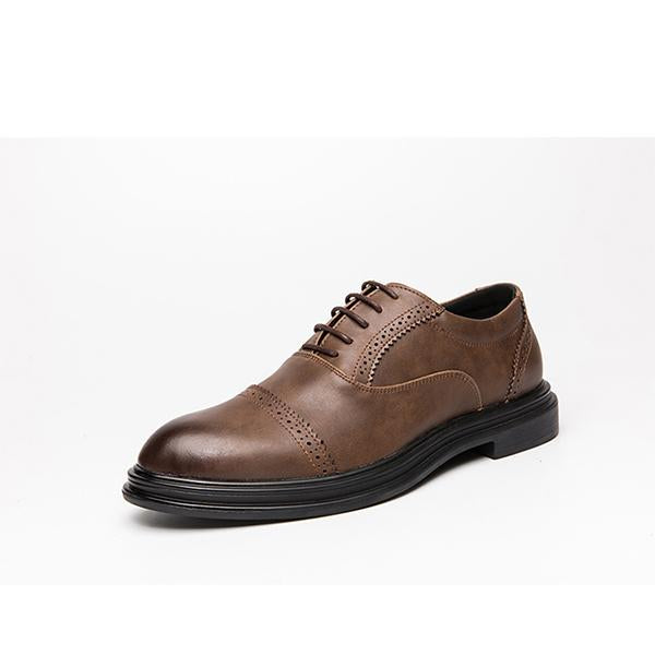 MEN'S CLASSIC LACE UP BUSINESS LEATHER SHOES 45308130YL