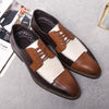 MEN'S CONTRASTING LACE-UP WEDDING SHOES 34793288S