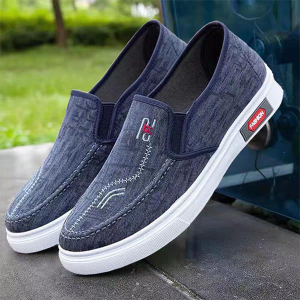 MEN'S THICK SOLED CASUAL CANVAS SHOES 60190732YL