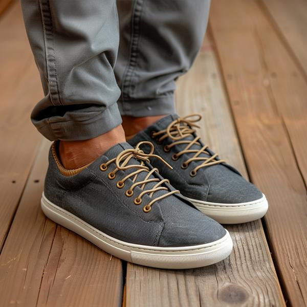 MEN'S CASUAL LACE-UP CANVAS SHOES 08188117S