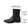 MEN'S SIDE ZIPPER MINIMALIST RETRO BOOTS 60018768YL