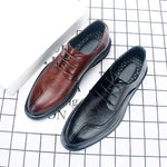 MEN'S CASUAL BUSINESS LACE-UP WEDDING SHOES 71373190S