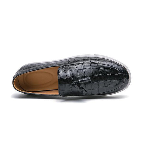 MEN'S STONE PATTERN SLIP-ON CASUAL SHOES 11449658S