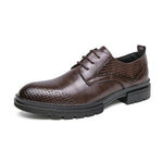 MEN'S LACE UP FORMAL LEATHER SHOES 97674144YL