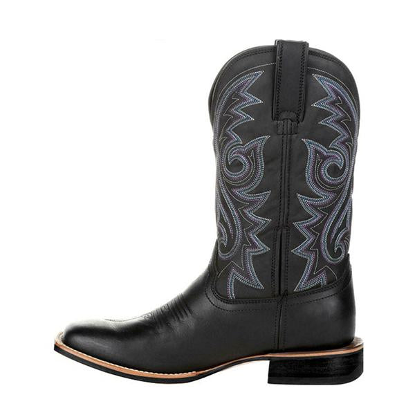 MEN'S TALL EMBROIDERED VINTAGE WESTERN BOOTS 73755342S