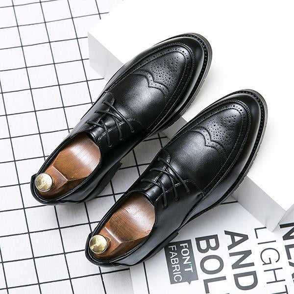 MEN'S BUSINESS DRESS CASUAL LEATHER SHOES 00036334YL