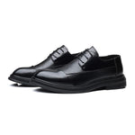 MEN'S RETRO LACE-UP CASUAL WEDDING SHOES 88070022S