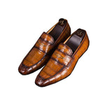 MEN'S RETRO FORMAL LEATHER SHOES FOR MEN DRESS SHOES 03409348YL