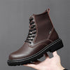 MEN'S RETRO ELASTIC LACE UP BOOTS 31605955YL