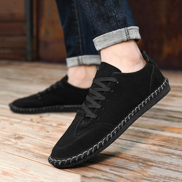 MEN'S RETRO SUEDE LOW-TOP LACE-UP CASUAL SHOES 29429985S