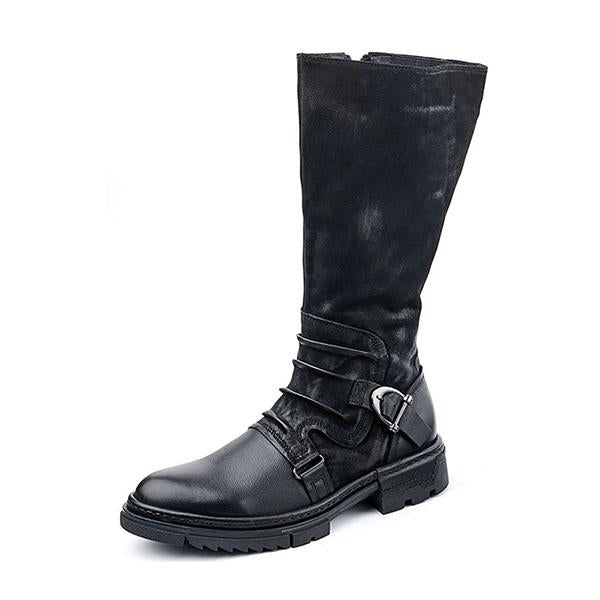 MEN'S ADULT BOOTS COSPLAY LEATHER BOOTS KNEE HIGH HALLOWEEN COSTUME SHOES 00026482YL