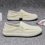 MEN'S CASUAL SLIP-ON LINEN FISHERMAN SHOES 95003389S