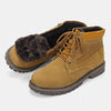 MEN'S RETRO SOLID COLOR LACE UP BOOTS 63952553YL