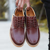 MEN'S BUSINESS LACE-UP CASUAL LEATHER SHOES 26554702S