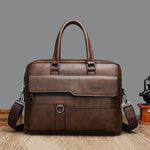 MEN'S BUSINESS HORIZONTAL CROSS-BODY BRIEFCASE 87400250S