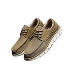 MEN'S LACE UP BUSINESS CASUAL CANVAS SHOES 28738407YL