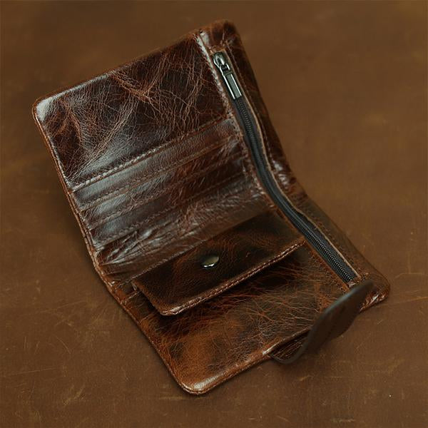 MEN'S SUPER SOFT DISTRESSED VINTAGE WALLET 17828361S