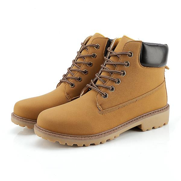 MEN'S CASUAL NON-SLIP LACE-UP BOOTS 67160856S