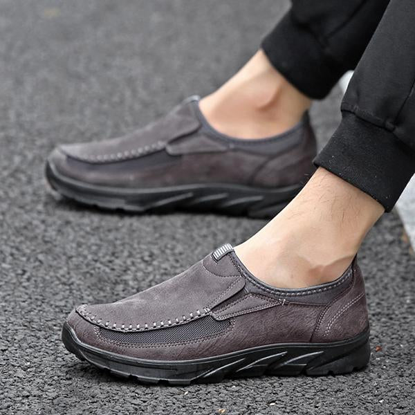 MEN'S RETRO BREATHABLE SLIP-ON CASUAL SHOES 16533125S