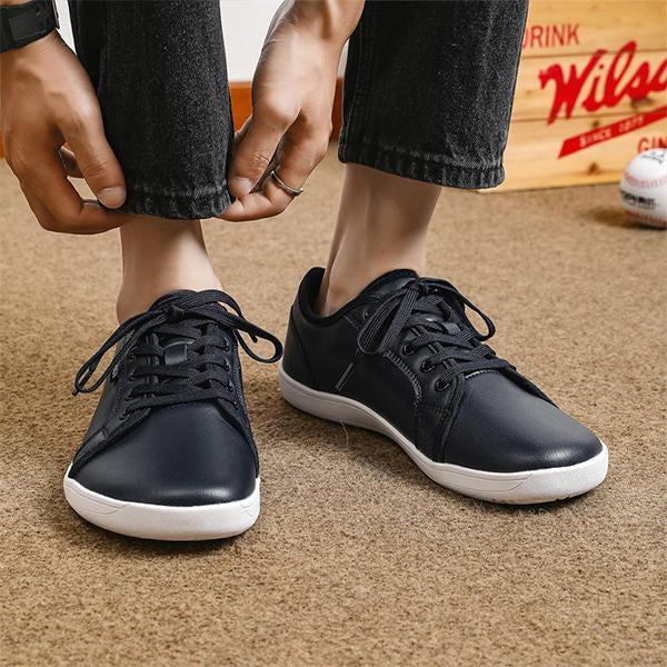 MEN'S WIDE TOE LIGHTWEIGHT SOFT SOLE LACE-UP CASUAL SHOES 52758901S