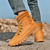 MEN'S OUTDOOR LACE UP CASUAL BOOTS 24347648YL