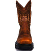 MEN'S HALLOWEEN SKULL SQUARE TOE WESTERN BOOTS 09262457S