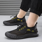 MEN'S BREATHABLE SLIP-ON HOLLOW MESH SHOES 21891899S