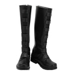 MEN'S CLASSIC ROUND HEAD BLACK KNIGHT BOOTS 71262573YL