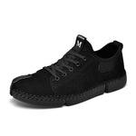 MEN'S RETRO LIGHTWEIGHT FLAT LACE UP CASUAL SHOES 52077675YL