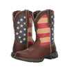 MEN'S RETRO STAR AND STRIPE PATCHWORK WESTERN BOOTS 56800054S