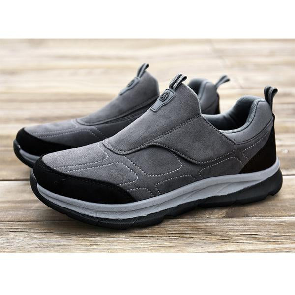 MEN'S SOFT SOLED ROUND TOE SUEDE CASUAL WALKING SHOES 11134376YL