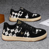 MEN'S FASHIONABLE DIAMOND PLAID CASUAL SNEAKERS 41434303S