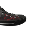 MEN'S HIGH TOP LACE-UP SKULL CANVAS CASUAL SHOES 21222807YL