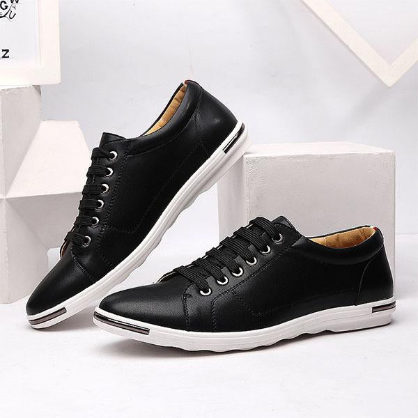 MEN'S LACE UP CASUAL LEATHER SHOES 18931895YL