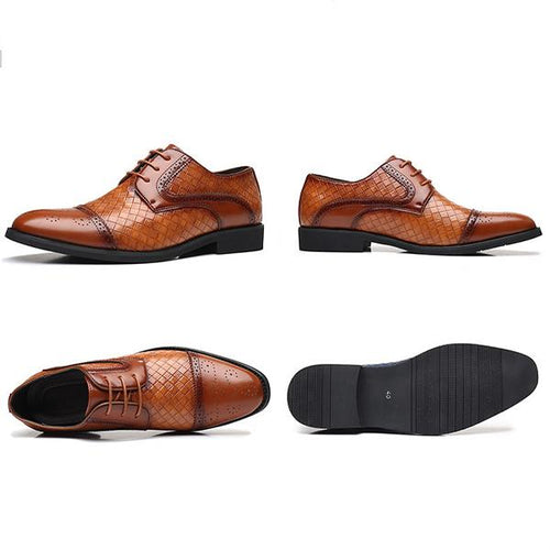 MEN'S BUSINESS LEATHER WEDDING SHOES 32243771YL