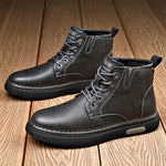 MEN'S WARM CASUAL HIGH TOP LACE UP BOOTS 56037250S