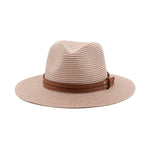 MEN'S BELT ACCESSORIES STRAW BEACH PANAMA HAT 36386586S