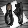 MEN'S CASUAL STITCHING LACE-UP DRESS SHOES 77008983S