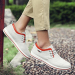 MEN'S LACE-UP DAILY CASUAL SPORTS CANVAS SHOES 60787990S