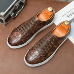 MEN'S CASUAL STONE PATTERN LACE-UP SNEAKERS 37736175S