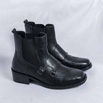 MEN'S CREATIVE RETRO BUCKLE CHELSEA BOOTS 62060562YL