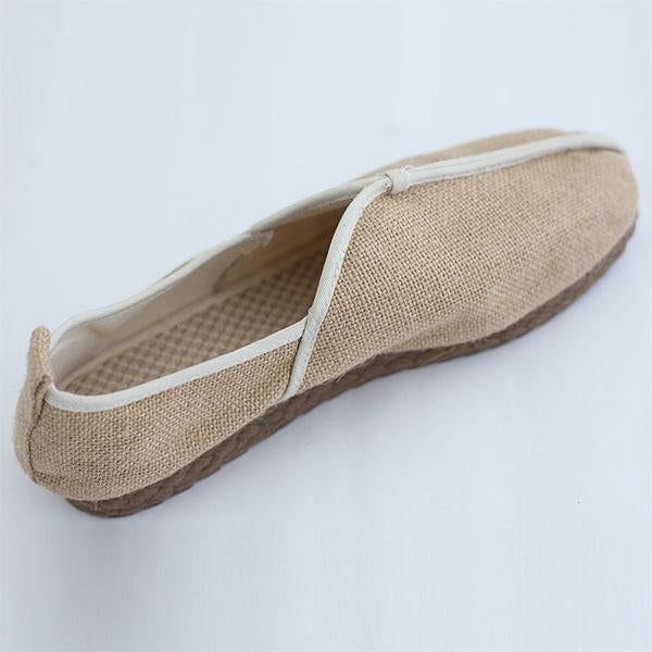 MEN'S RETRO LINEN  SLIP-ON CASUAL SHOES 52041705YL