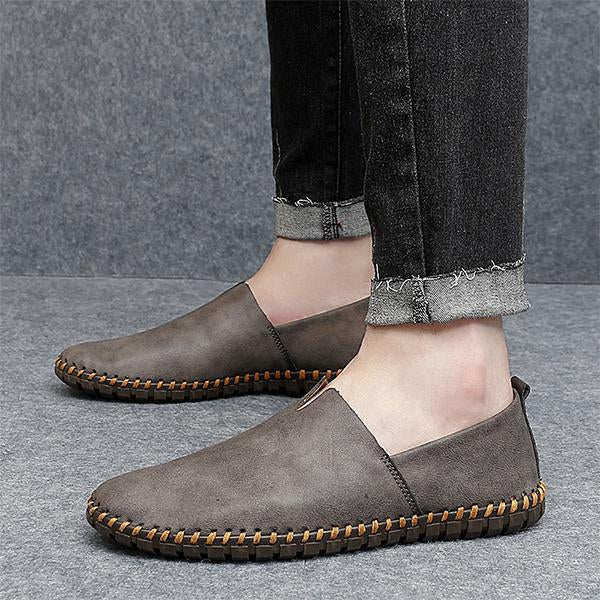 MEN'S HAND-SEWN SLIP-ON DRIVING FLATS 76905398S